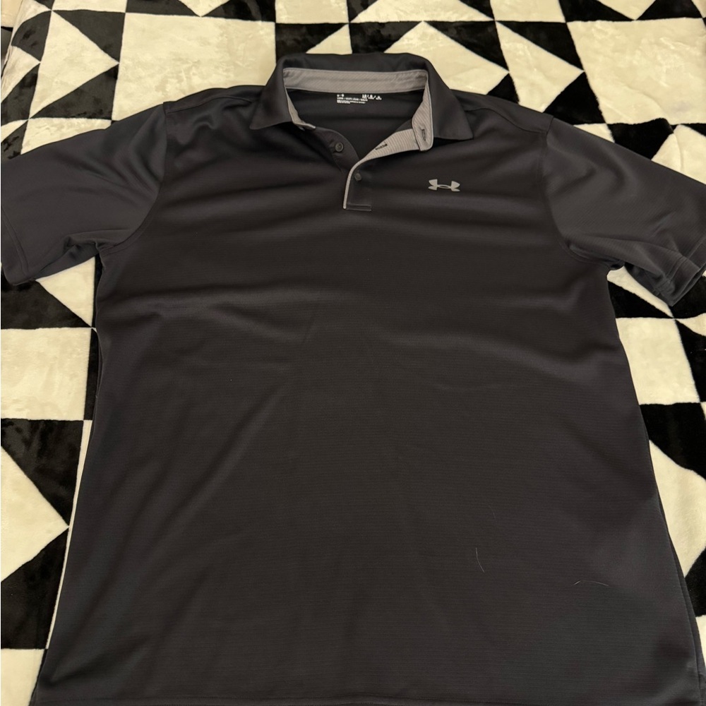Under Armour Black Performance Polo Shirt